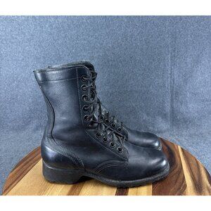 RO Search Combat Boots Men Sz 6.5 Black Leather Army Military Used